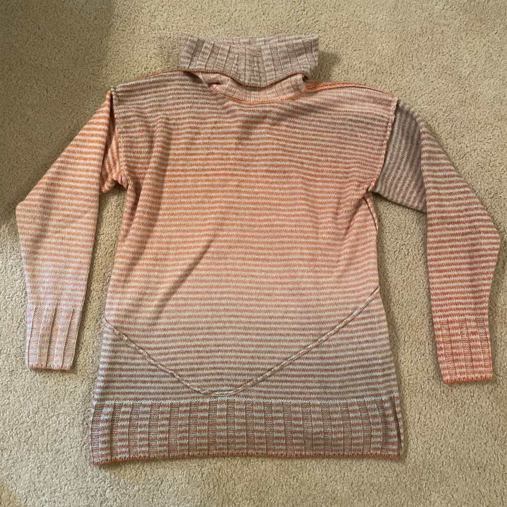 Orange stripped CAbi Sweater
